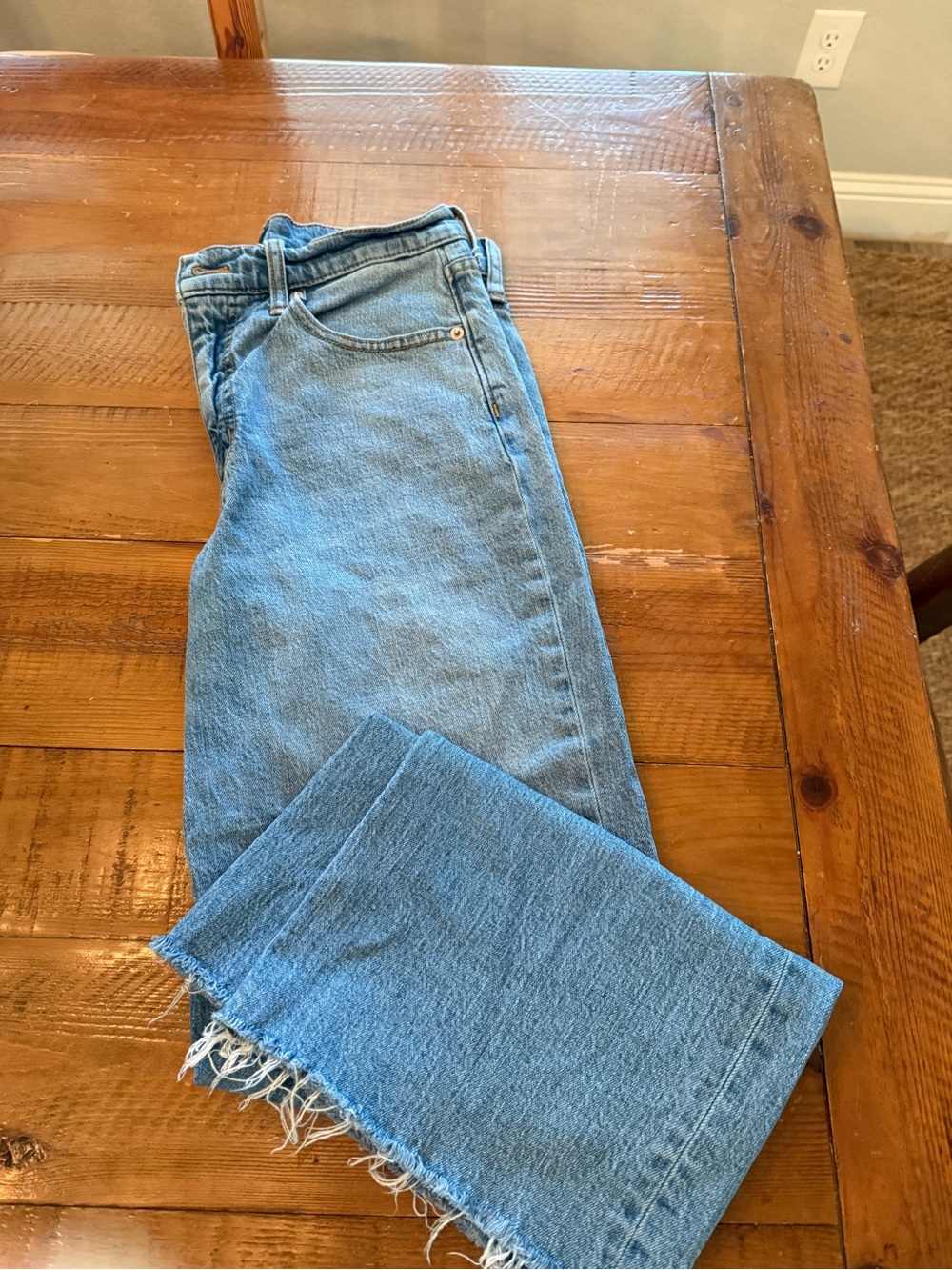J. Crew Light Blue High-Rise Flare Jeans
